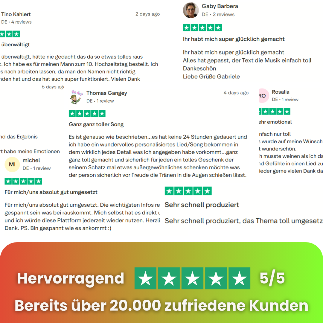 Deine Geschichte in Musik – Garantierte Emotionen