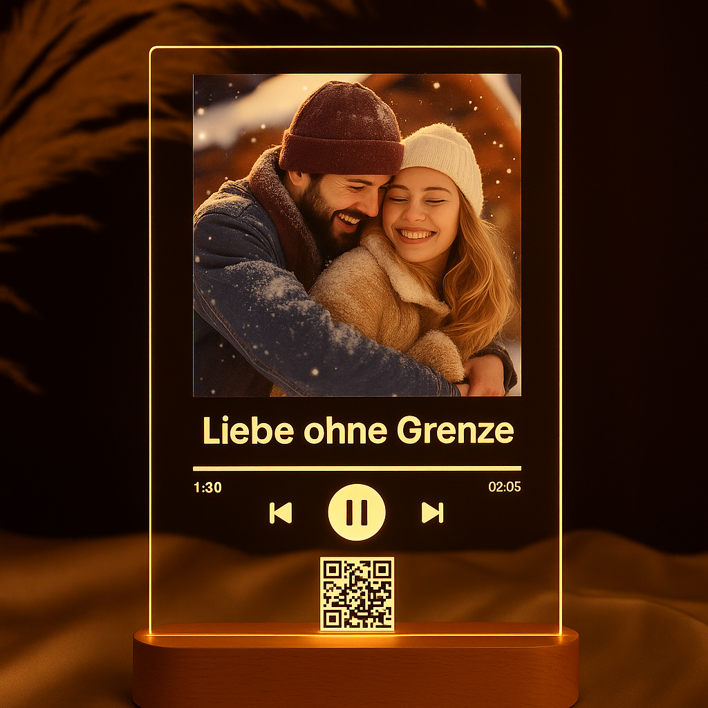 Musikplatte im Spotify-Stil