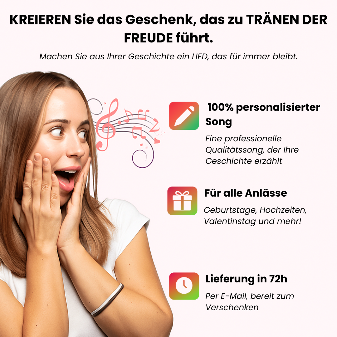 Deine Geschichte in Musik – Garantierte Emotionen